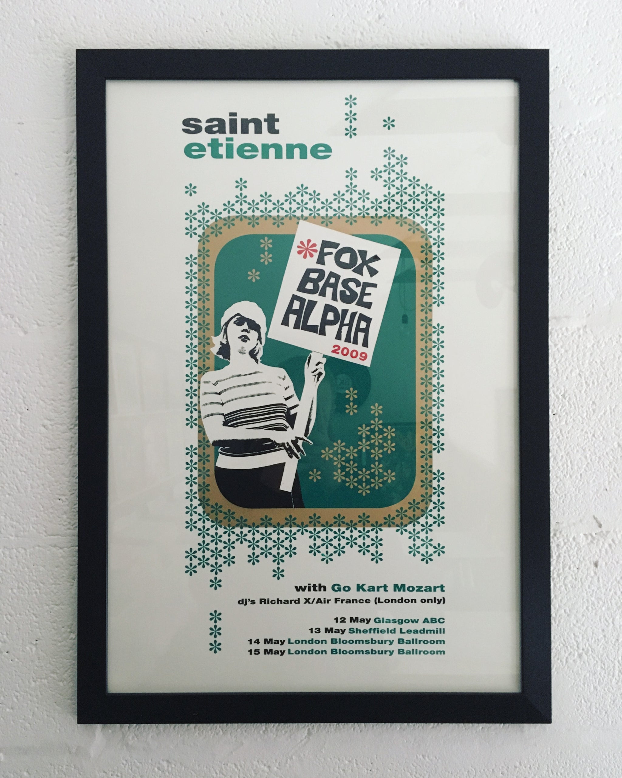 Saint Etienne 2009 Limited Edition Screen Print – SK1RECORDS