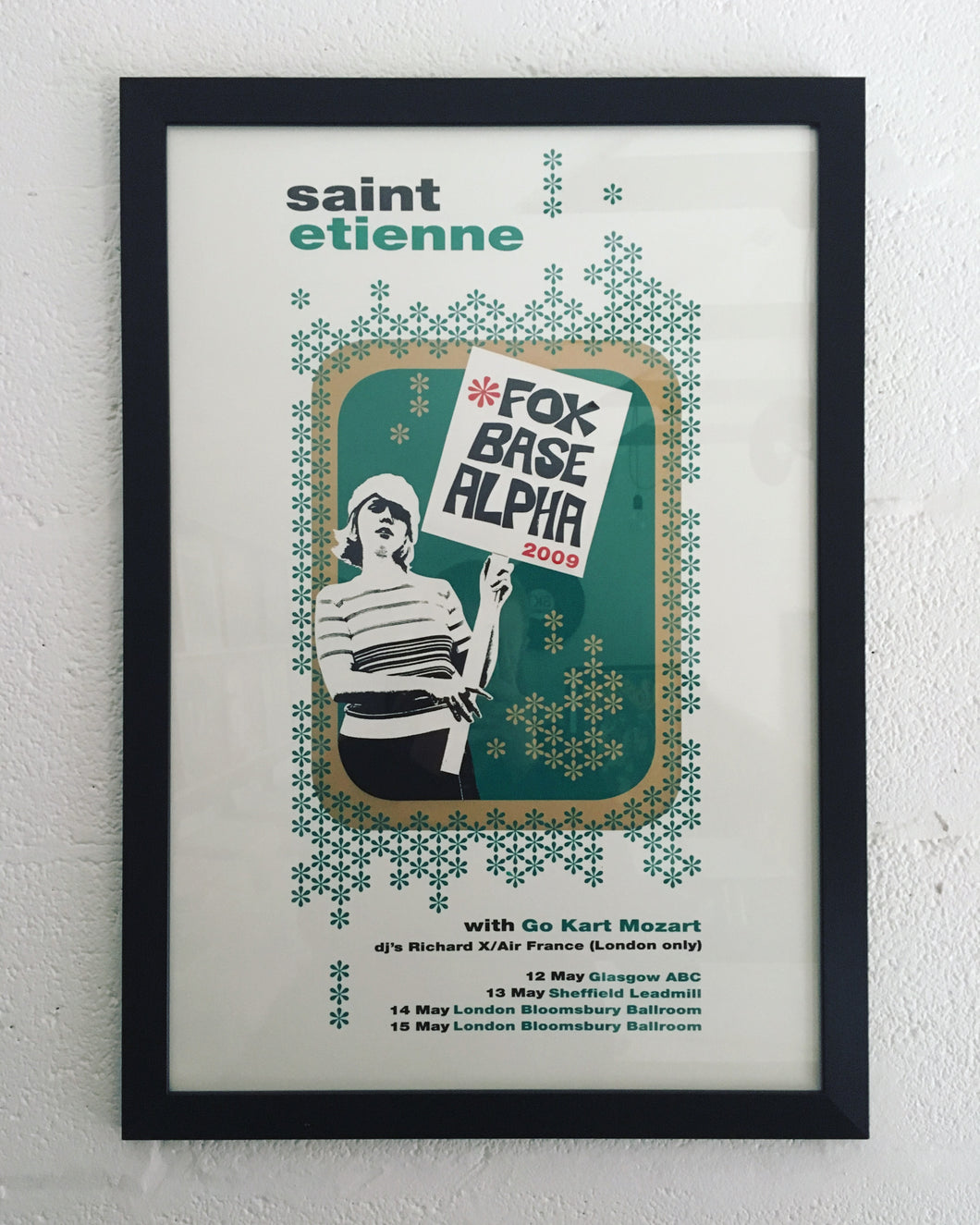 Saint Etienne 2009 Limited Edition Screen Print